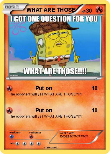 Pokemon WHAT ARE THOSE