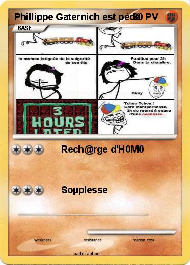 Pokemon Phillippe Gaternich est pédé