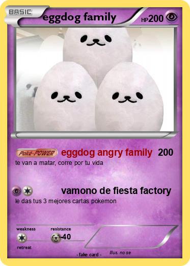 Pokemon eggdog family