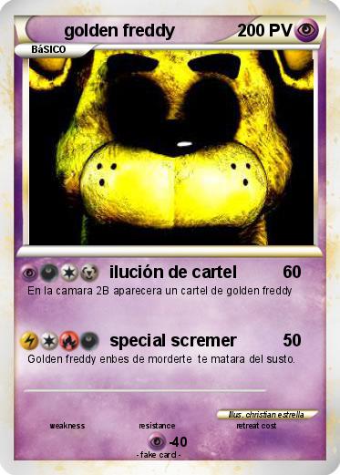 Pokemon golden freddy