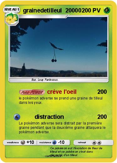 Pokemon grainedetilleul  20000
