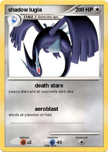 Pokemon shadow lugia
