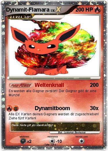 Pokemon Dynamit-Flamara
