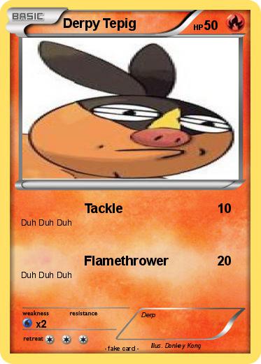 Pokemon Derpy Tepig