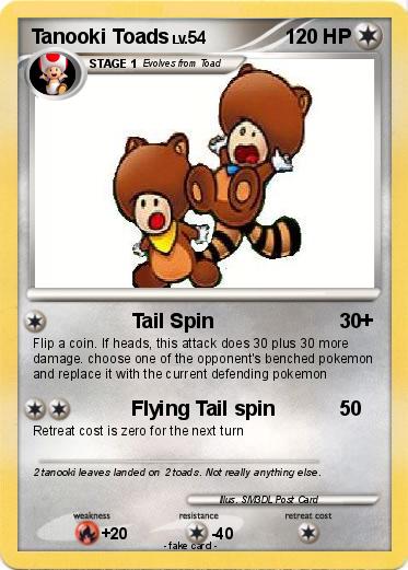 Pokemon Tanooki Toads