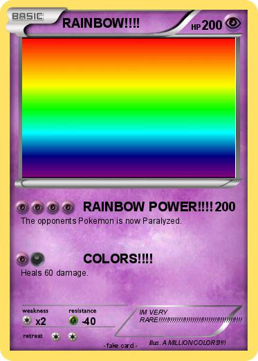 Pokemon RAINBOW!!!!