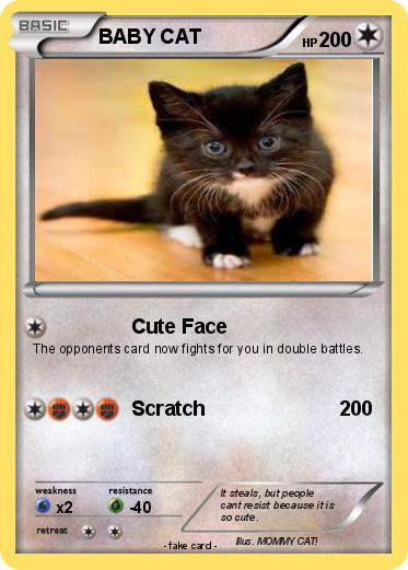 Pokemon BABY CAT