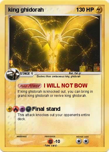 Pokemon king ghidorah