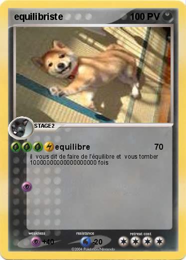 Pokemon equilibriste