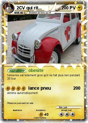 Pokemon 2CV qui rit...