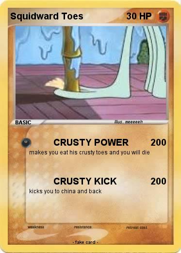 Pokemon Squidward Toes