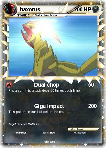 Pokemon haxorus