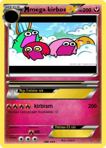 Pokemon mega kirbos