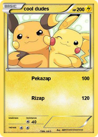 Pokemon cool dudes