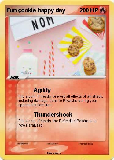 Pokemon Fun çookie happy day