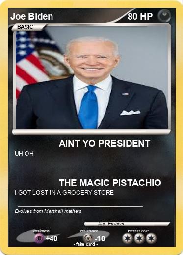 Pokemon Joe Biden