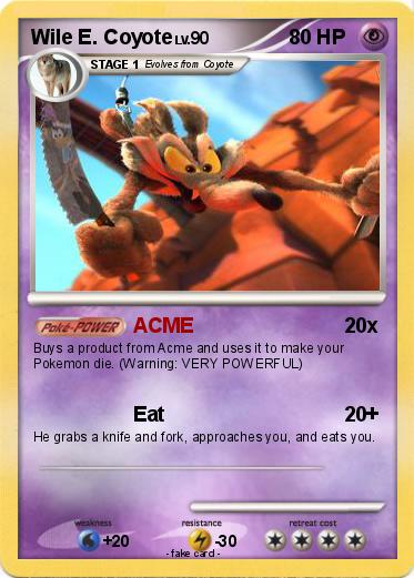 Pokemon Wile E. Coyote
