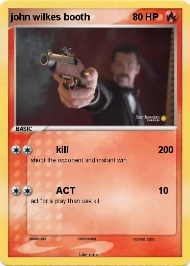 Pokemon john wilkes booth