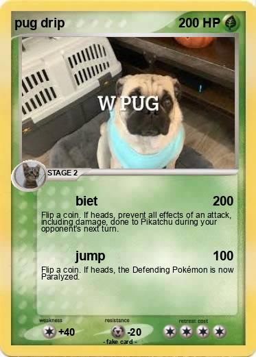 Pokemon pug drip