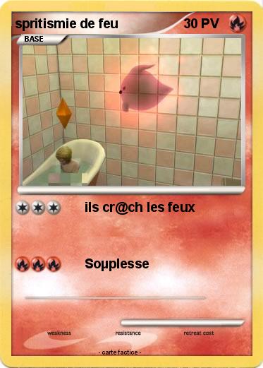 Pokemon spritismie de feu