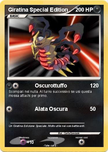 Pokemon Giratina Special Edition