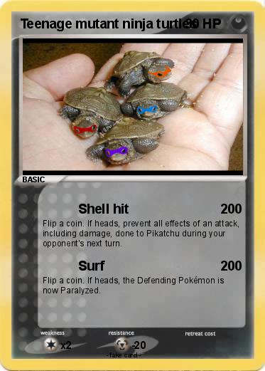 Pokemon Teenage mutant ninja turtles