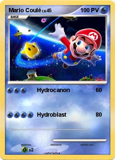Pokemon Mario Coulé