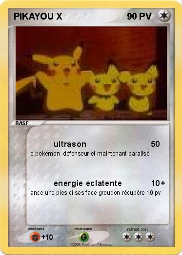 Pokemon PIKAYOU X