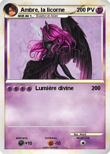 Pokemon Ambre, la licorne
