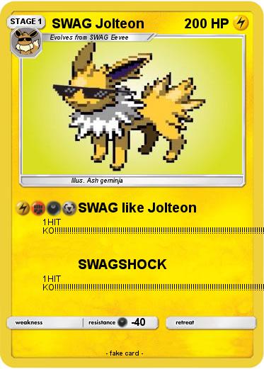 Pokemon SWAG Jolteon