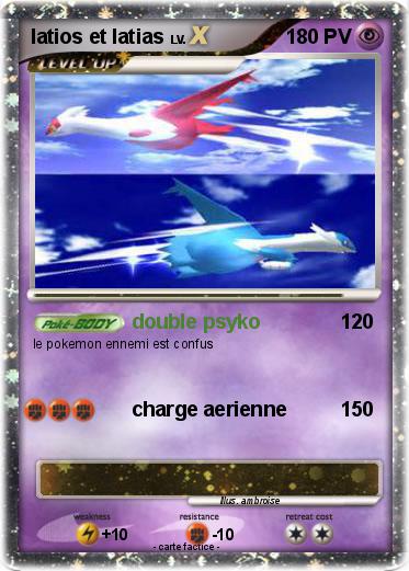 Pokemon latios et latias