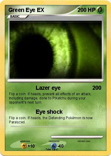 Pokemon Green Eye EX