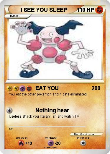 Pokemon I SEE YOU SLEEP
