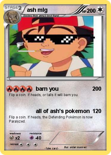 Pokemon ash mlg
