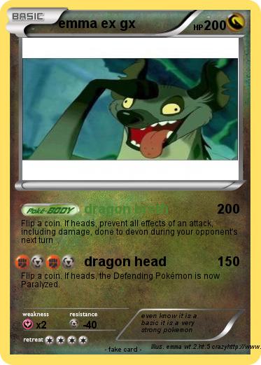 Pokemon emma ex gx