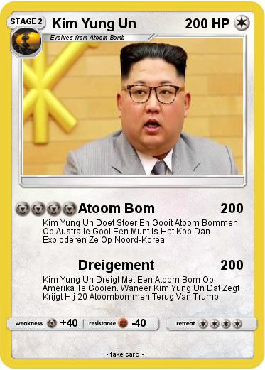 Pokemon Kim Yung Un