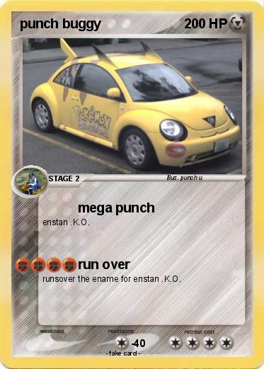 Pokemon punch buggy