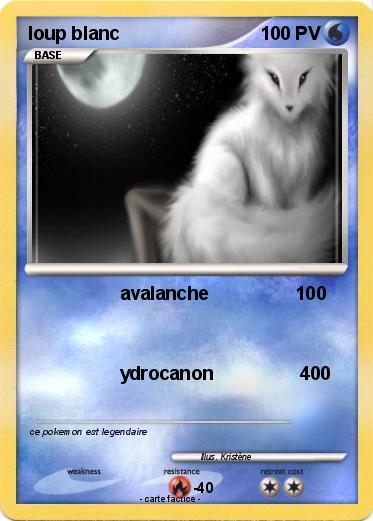 Pokemon loup blanc