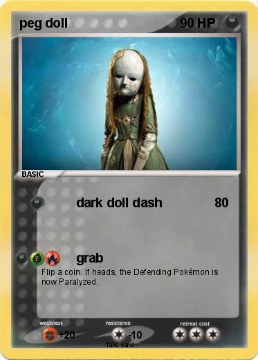 Pokemon peg doll