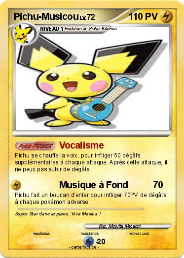 Pokemon Pichu-Musicou