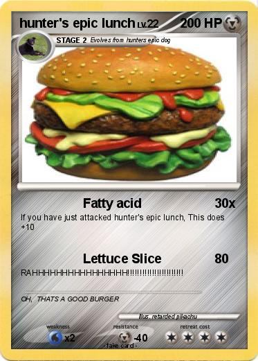 Pokemon hunter's epic lunch