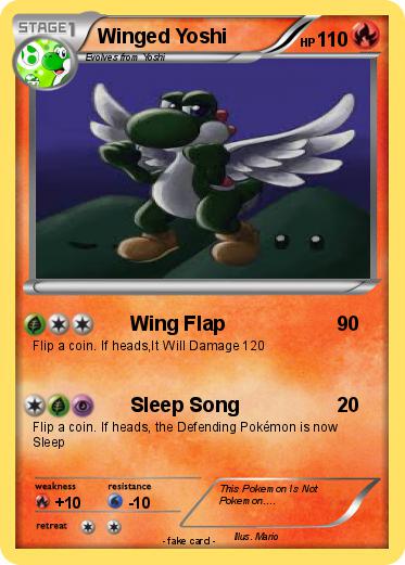 Pokemon Winged Yoshi