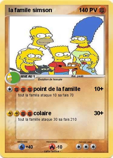 Pokemon la famile simson