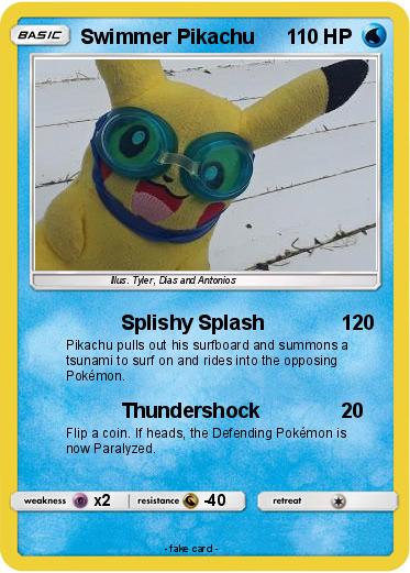 Pokemon Swimmer Pikachu