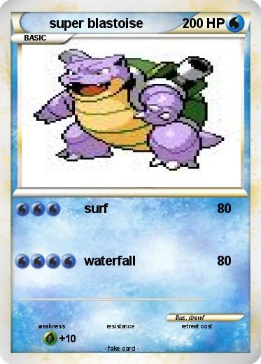Pokemon super blastoise