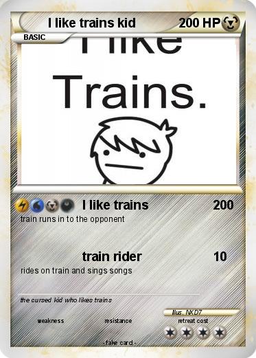 Pokemon I like trains kid