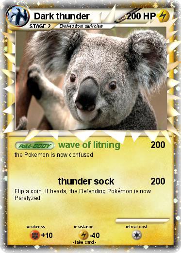 Pokemon Dark thunder