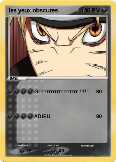 Pokemon les yeux obscures