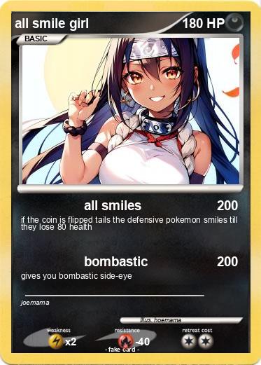 Pokemon all smile girl
