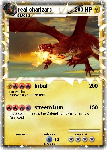 Pokemon real charizard
